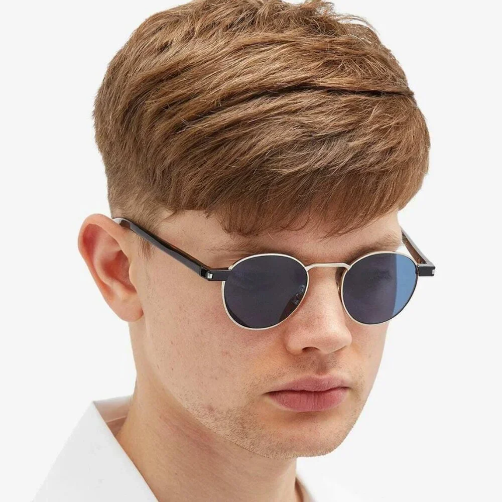NWT SAINT LAURENT BLUE UNISEX SUNGLASSES